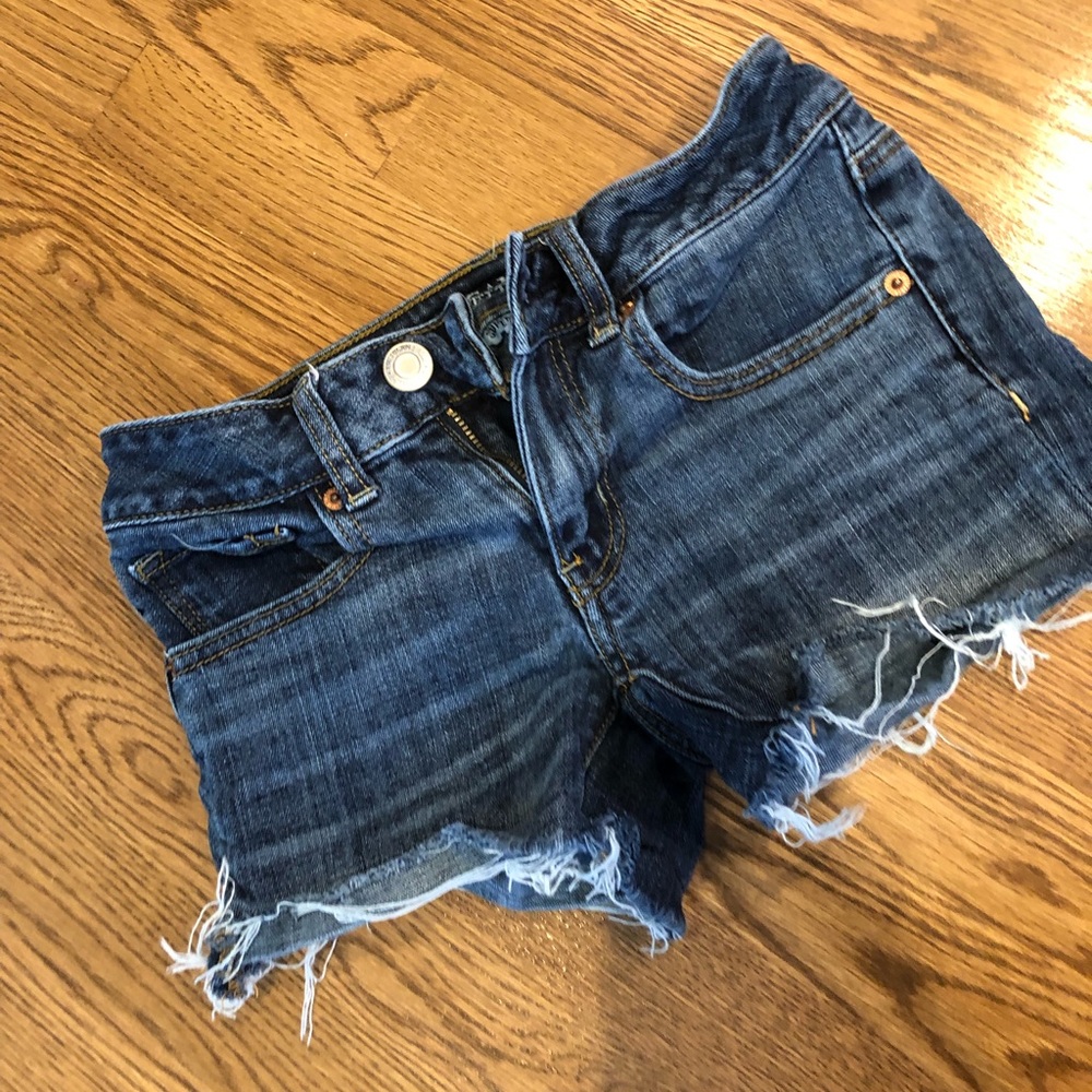 American Eagle Dark Wash Jean Shorts